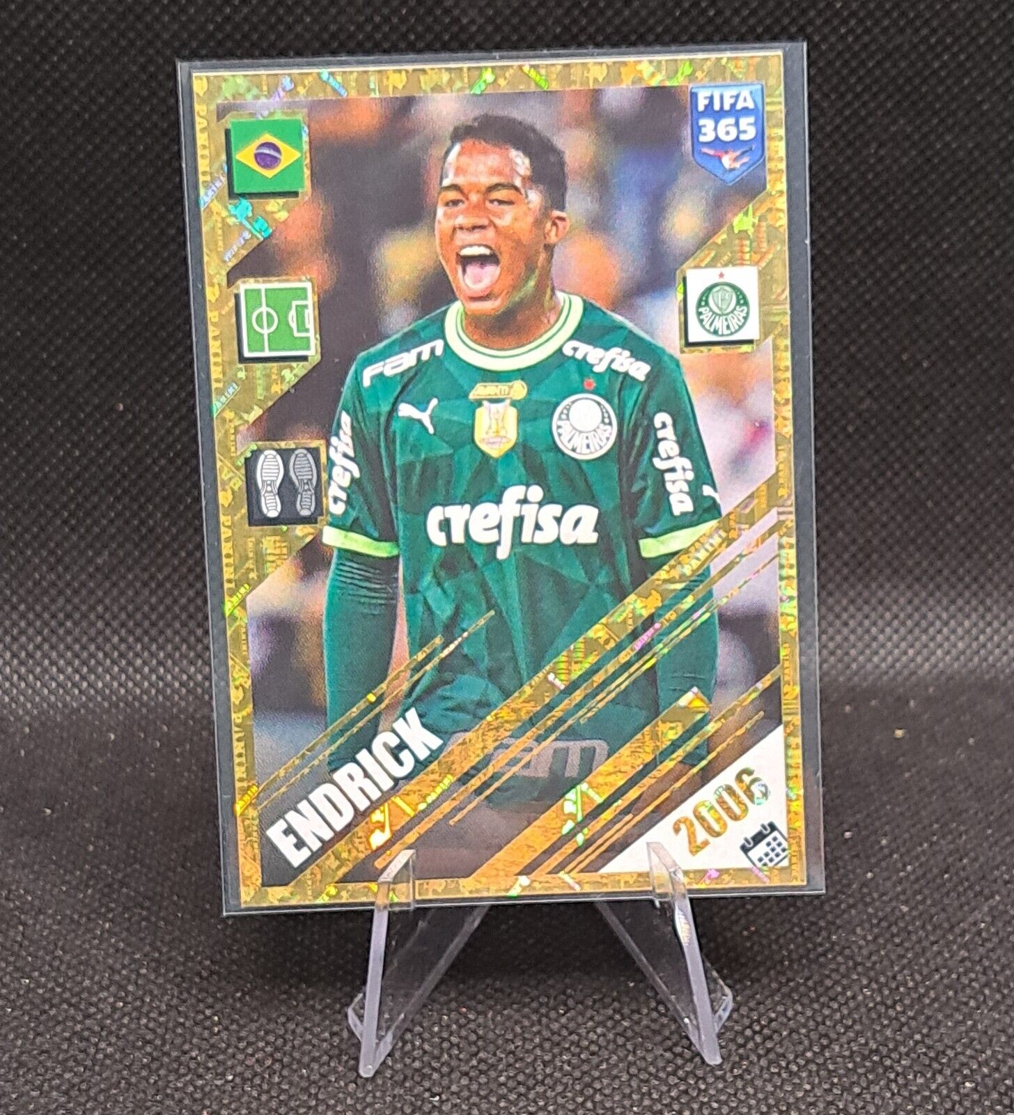 Endrick sticker - Rookie Palmeiras - FIFA 365 Panini 2024 - #428