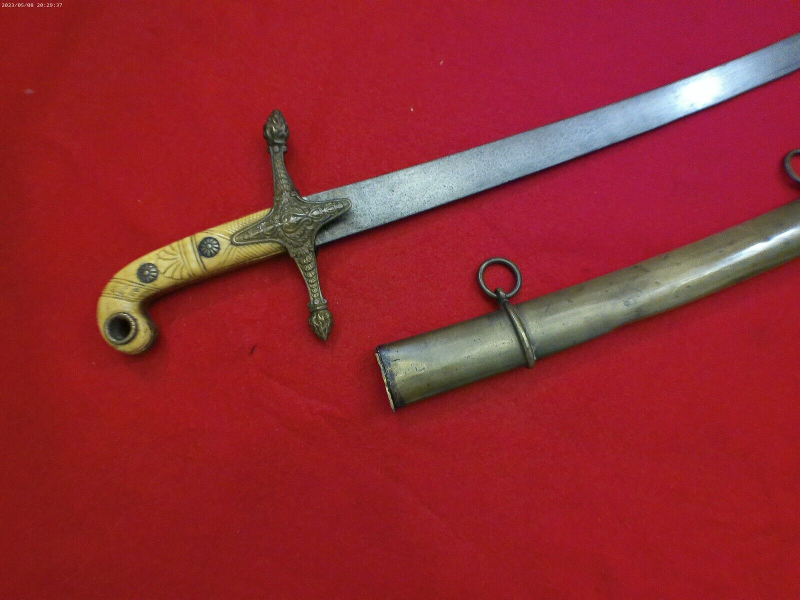 Early British Generals Mameluke Sword looks like for the 15th Hussars By Gill