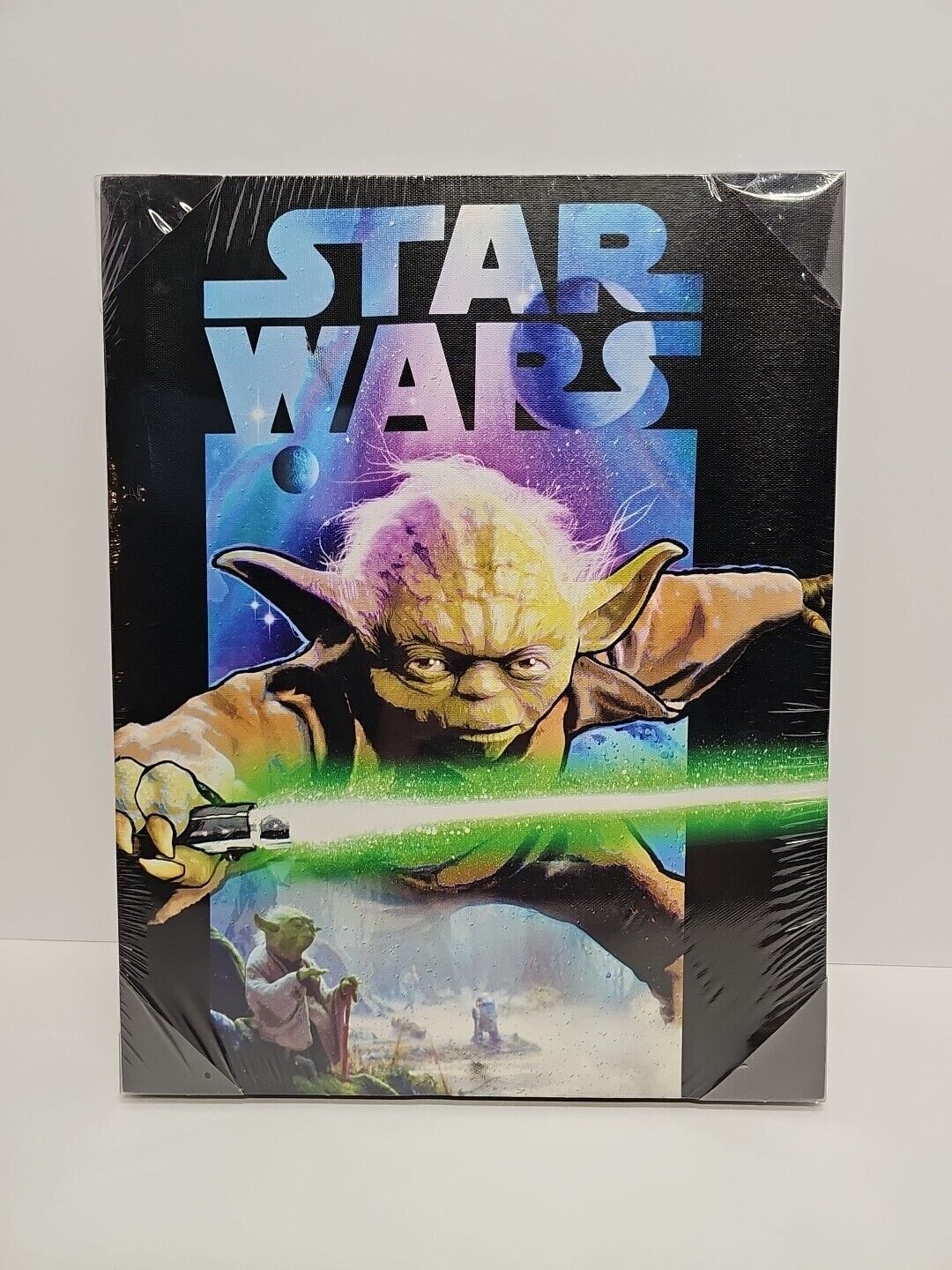 Rare STAR WARS YODA 11x14 Stretched Canvas Print, New Sealed