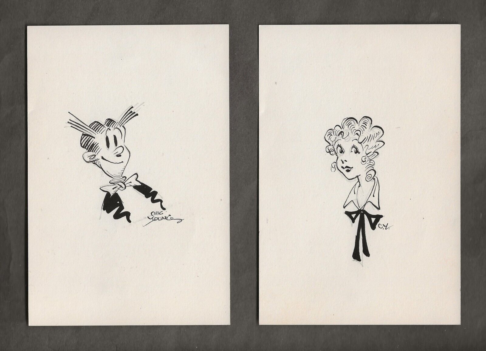 1950\'S CHIC YOUNG ORIGINAL BLONDIE COMIC ART (2)
