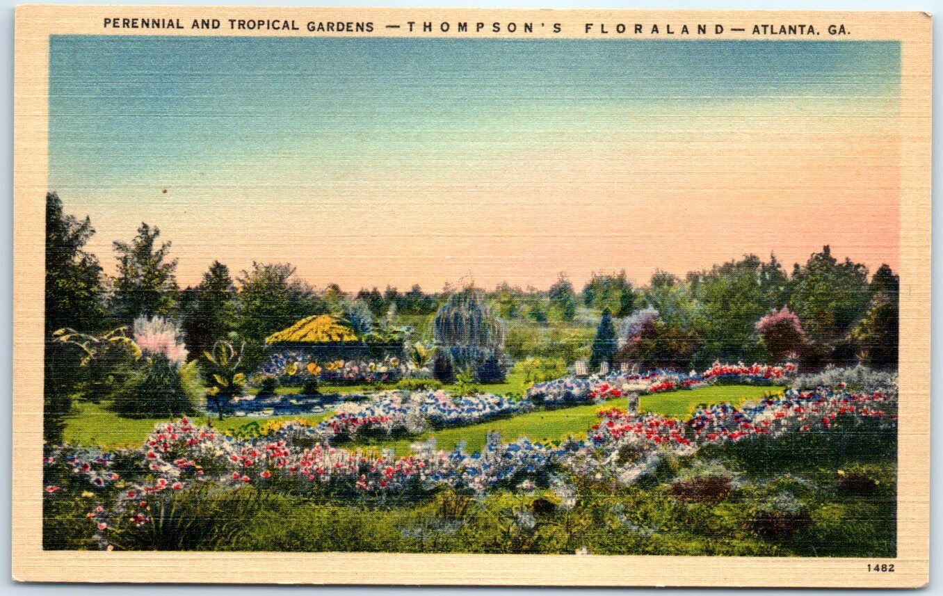 Perennial and Tropical Gardens, Thompson\'s Floraland - Atlanta, Georgia
