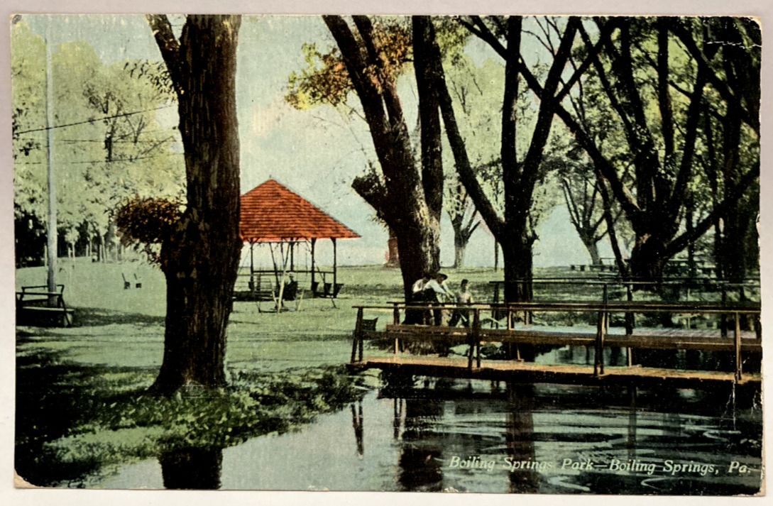 Boiling Spring Park, Boiling Springs, PA Pennsylvania Vintage Postcard