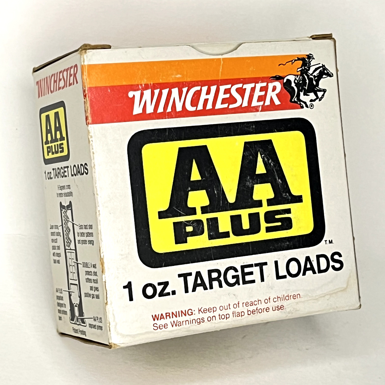Vintage winchester, AA plus Shotgun shell 12ga 1 Ounce Target Loads Empty Box