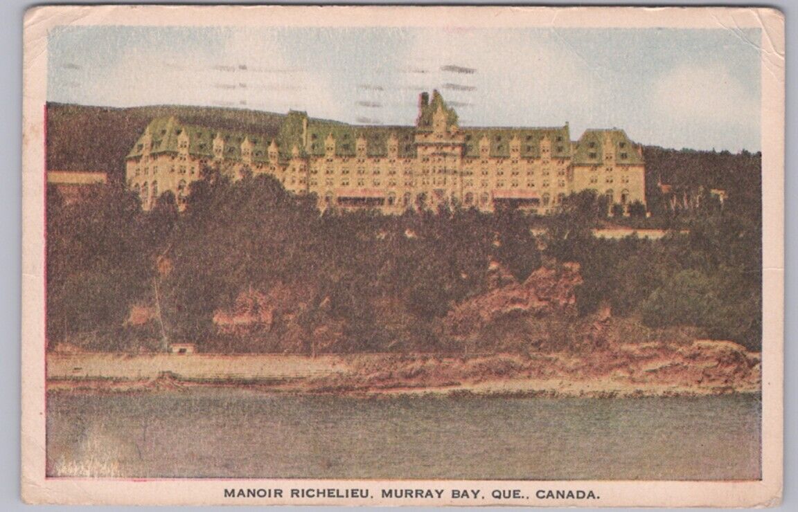 Manoir Richelieu, Murray Bay, Quebec, 1947 Canada Steamship Lines Postcard
