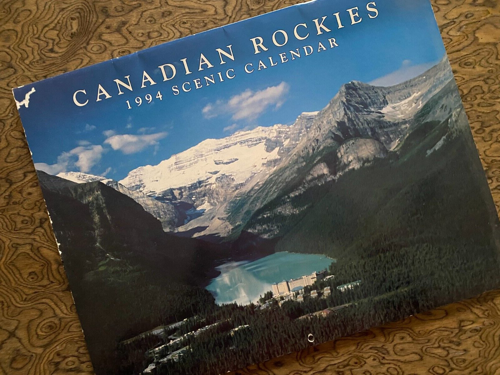 Canadian Rockies 1994 Scenic Color Wall Calendar No Markings