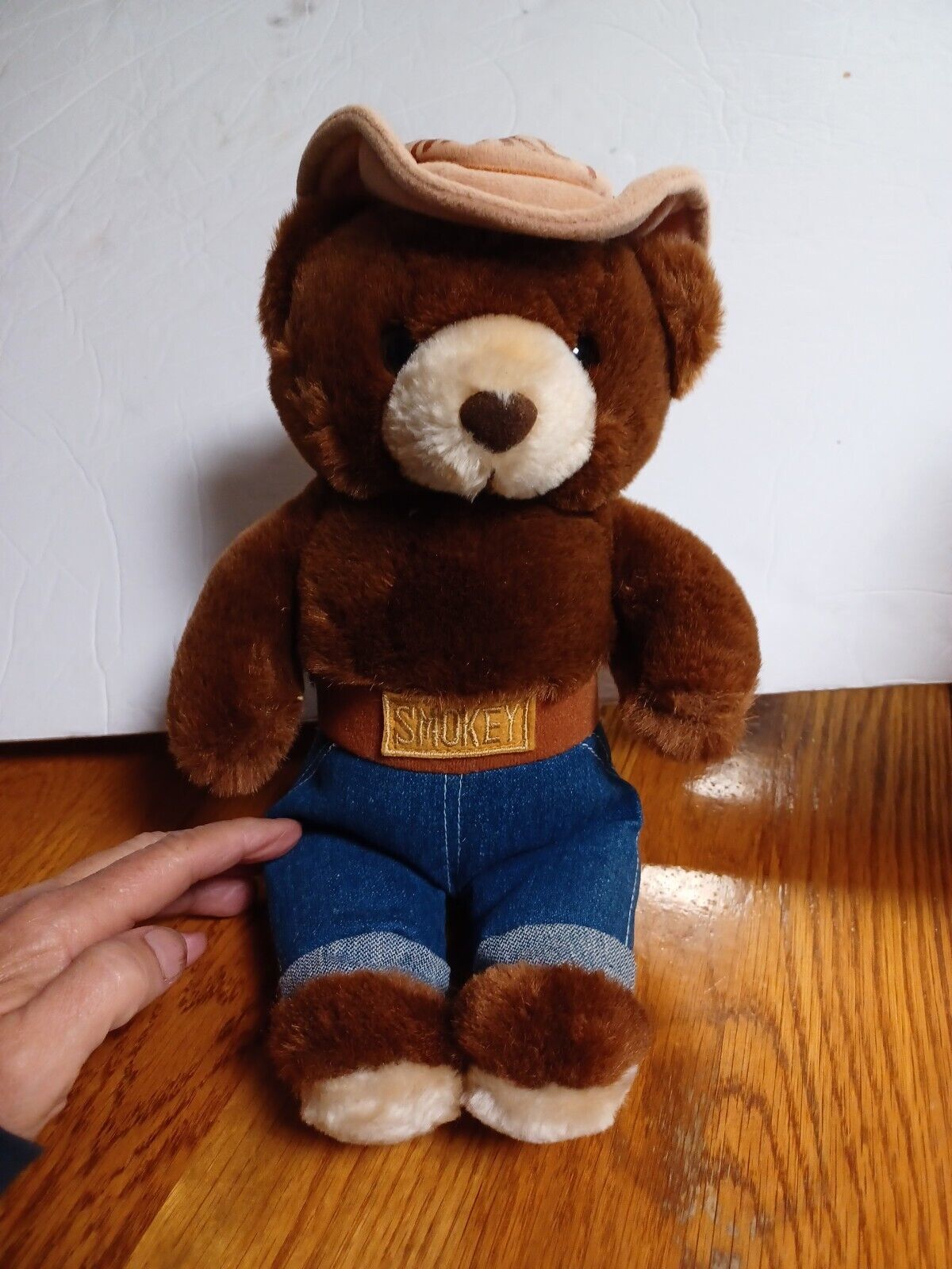Vintage 1985 Smokey The Bear stuffed animal Three Bears Inc. US Forest Svc. 14\