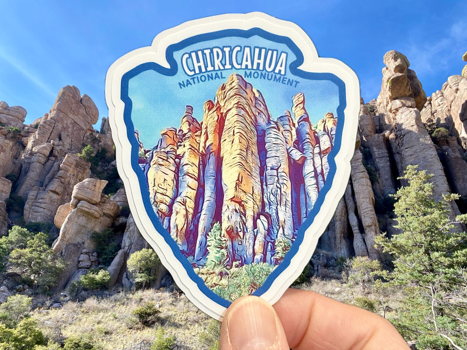 Chiricahua National Monument Weatherproof Vinyl Sticker
