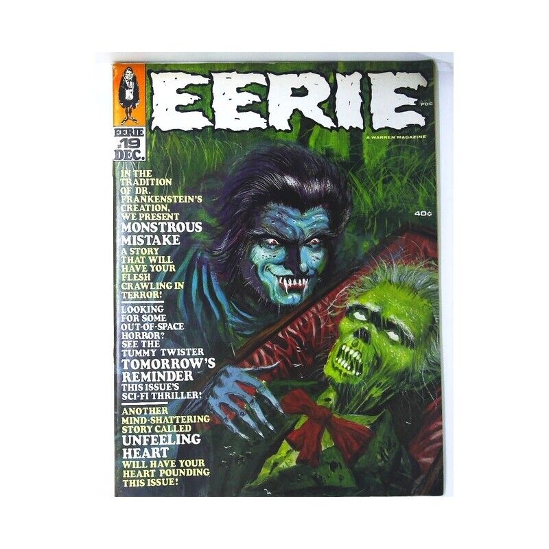 Eerie #19  - 1965 series Warren comics Fine+ Full description below [o\\