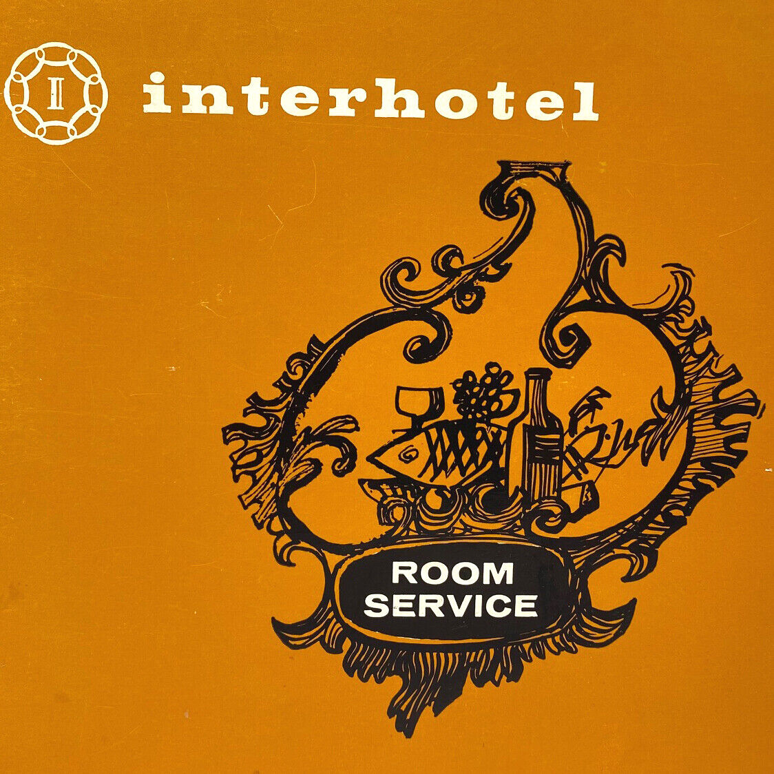 Original Vintage 1980s Interhotel Room Service Restaurant Menu Lisbon Portugal