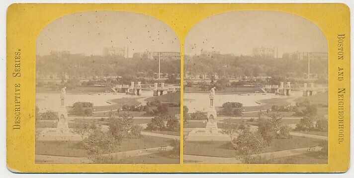 BOSTON SV - Public Garden - Descriptive Series 1880s