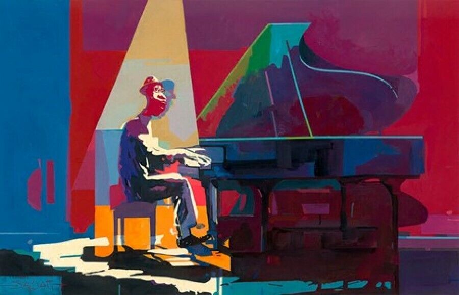 The Soul of Music - Jim Salvati - Limited Edition Giclée on Canvas 