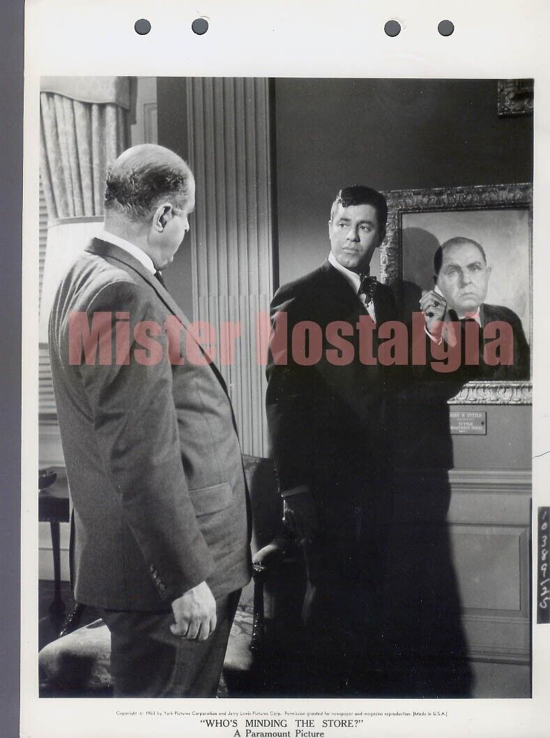 Vintage Photo 1963 Jerry Lewis John McGiver Who\'s Minding The Store?