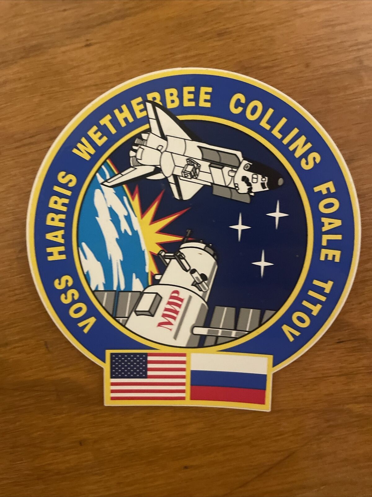 STS-63 Nasa Discovery Sticker Decal 