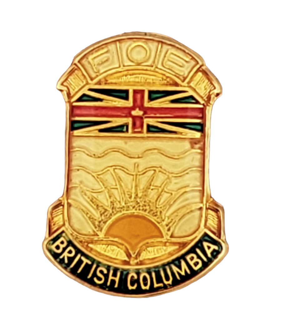 VTG FOE Fraternal Order Of Eagles British Columbia Lapel Hat Pin