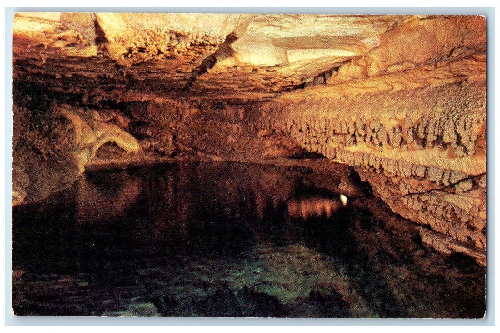 c1960\'s Turquoise Lake Mystery Cave Spring Valley Minnesota MN Unposted Postcard