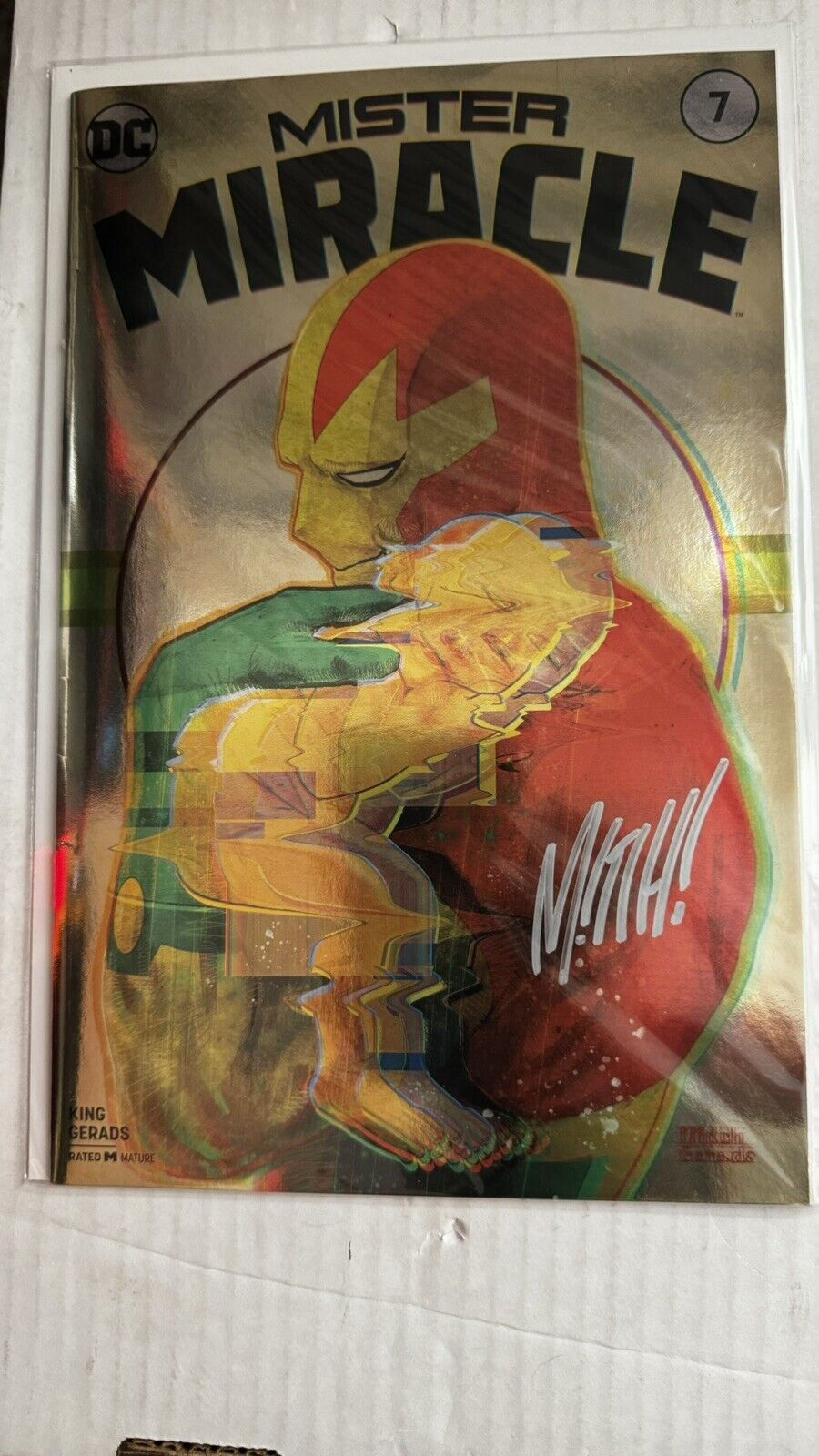 WonderCon 2018 Exclusive MISTER MIRACLE 7 Foil Variant SIGNED Mitch Gerads