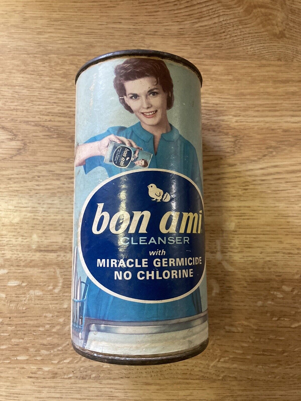 Vintage 1950\'s Bon Ami Cleanser Empty Can