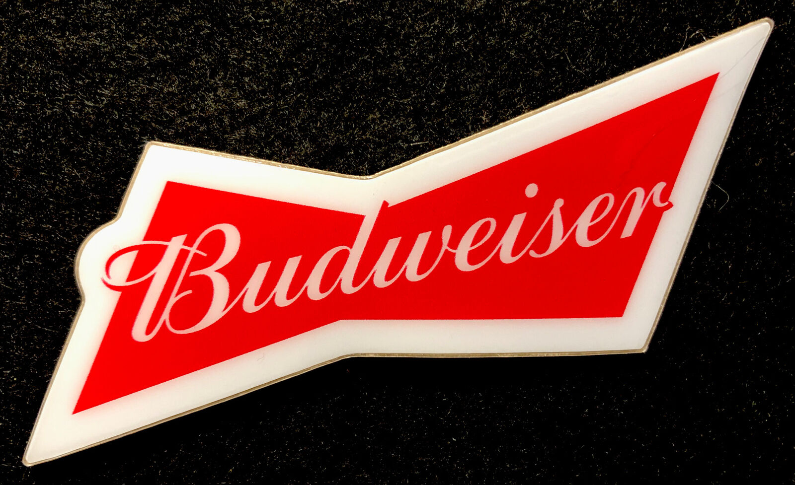 BUDWEISER STICKER “COLD ONE” 4“ X 2“ THICK GLOSSY WATERPROOF