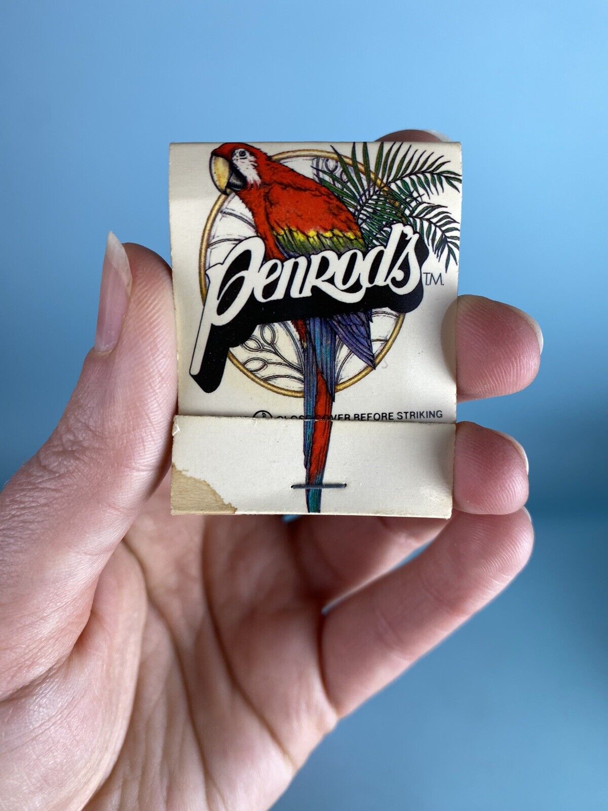 Vintage Matchbook Cover  Penrod’s  Tampa, Atlanta, Clearwater