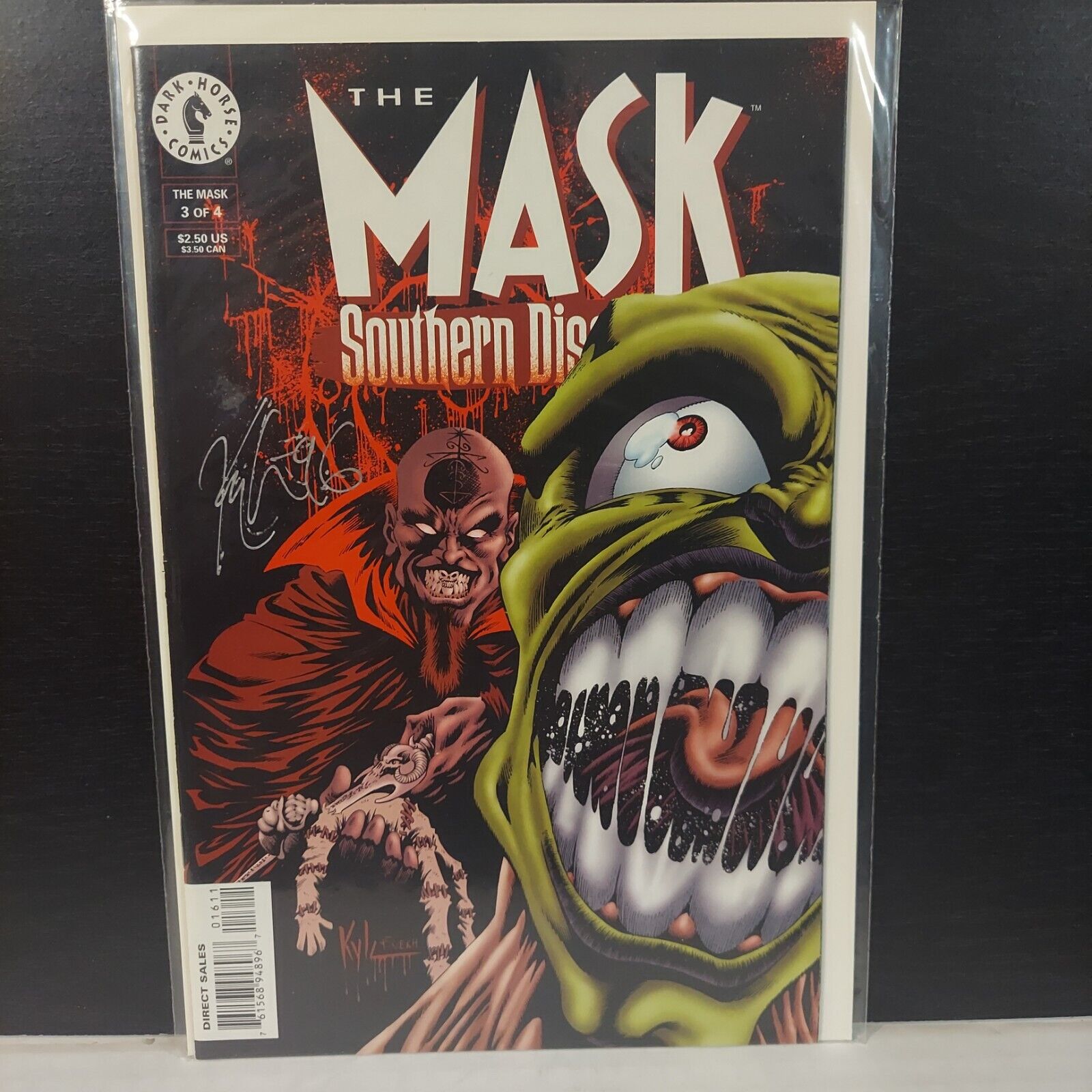 MASK: SOUTHERN DISCOMFORT #3 Dark Horse Comics 1998 SIGNED FN+