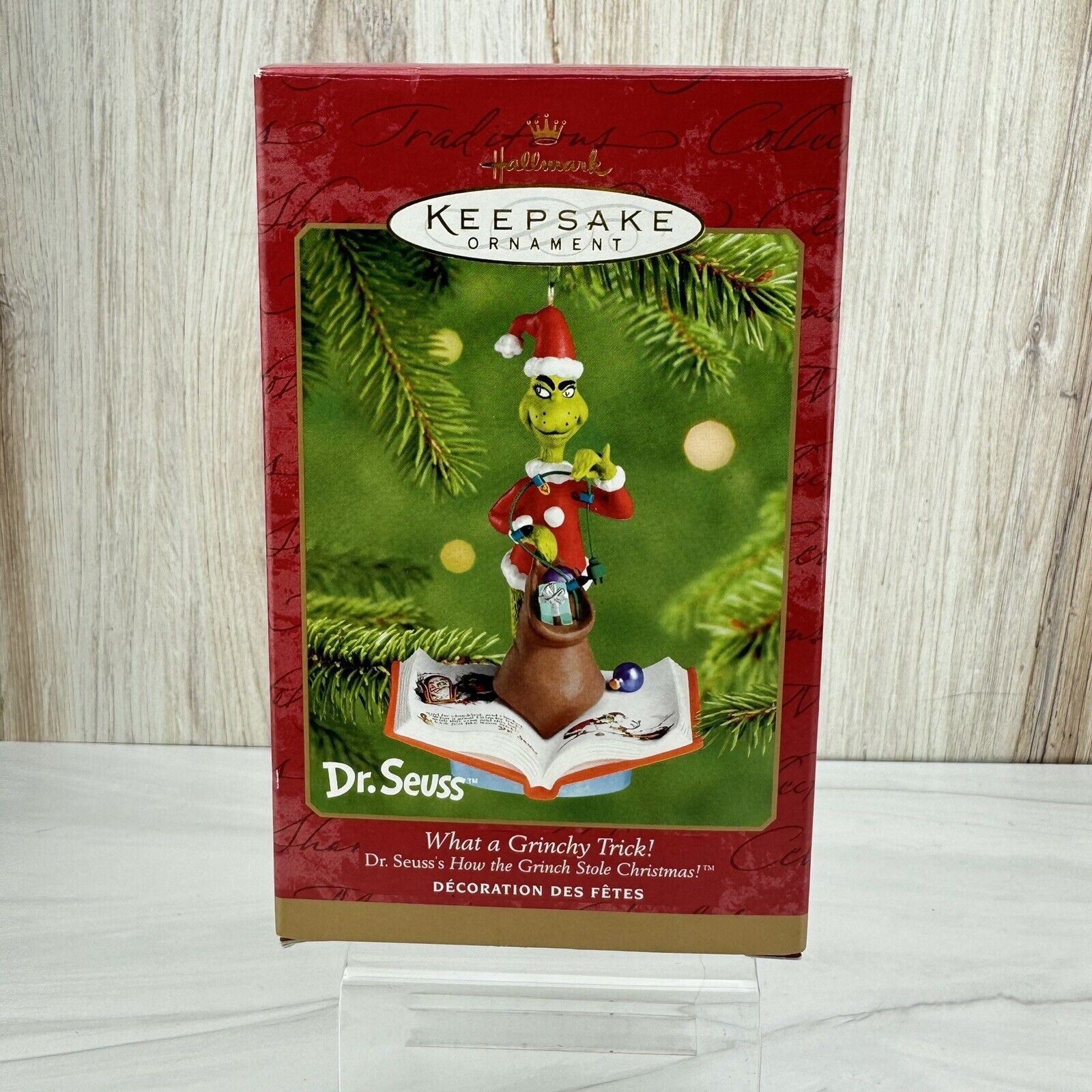 Hallmark Keepsake Ornament WHAT A GRINCHY TRICK How the Grinch Stole Christmas