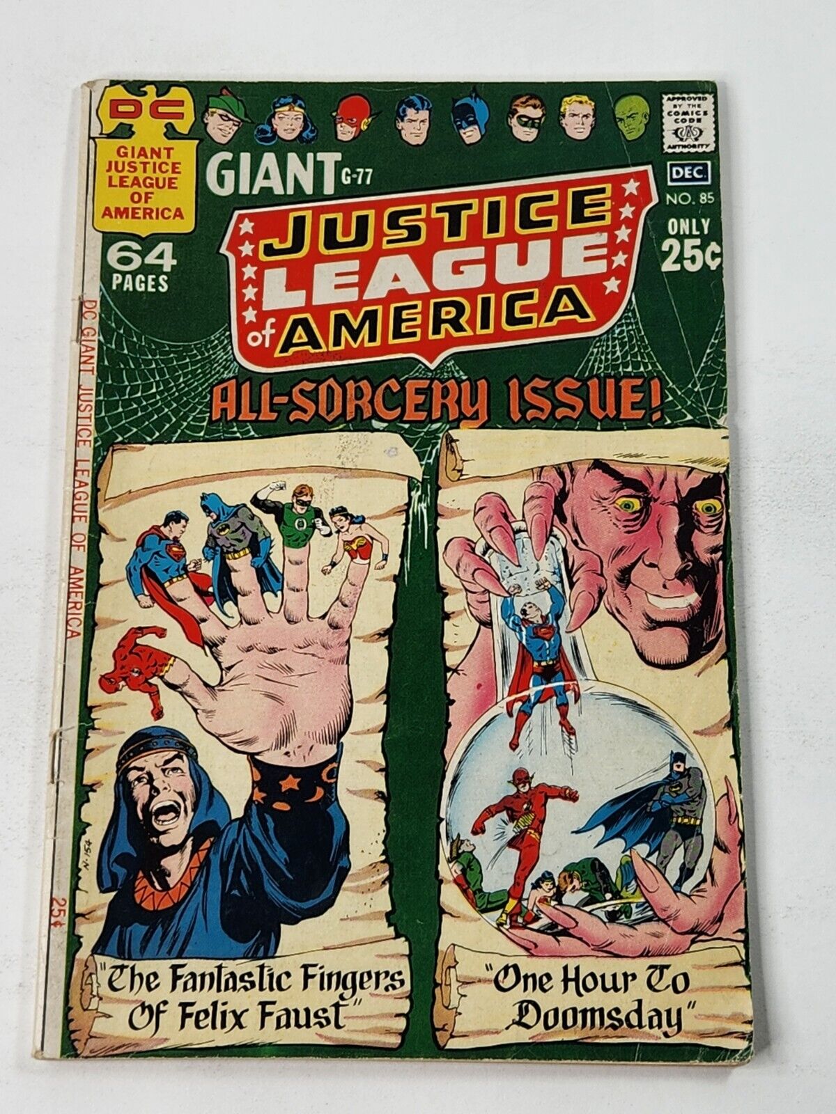 Justice League of America 85 DC Comics 64 Page Giant Early Bronze Age 1970