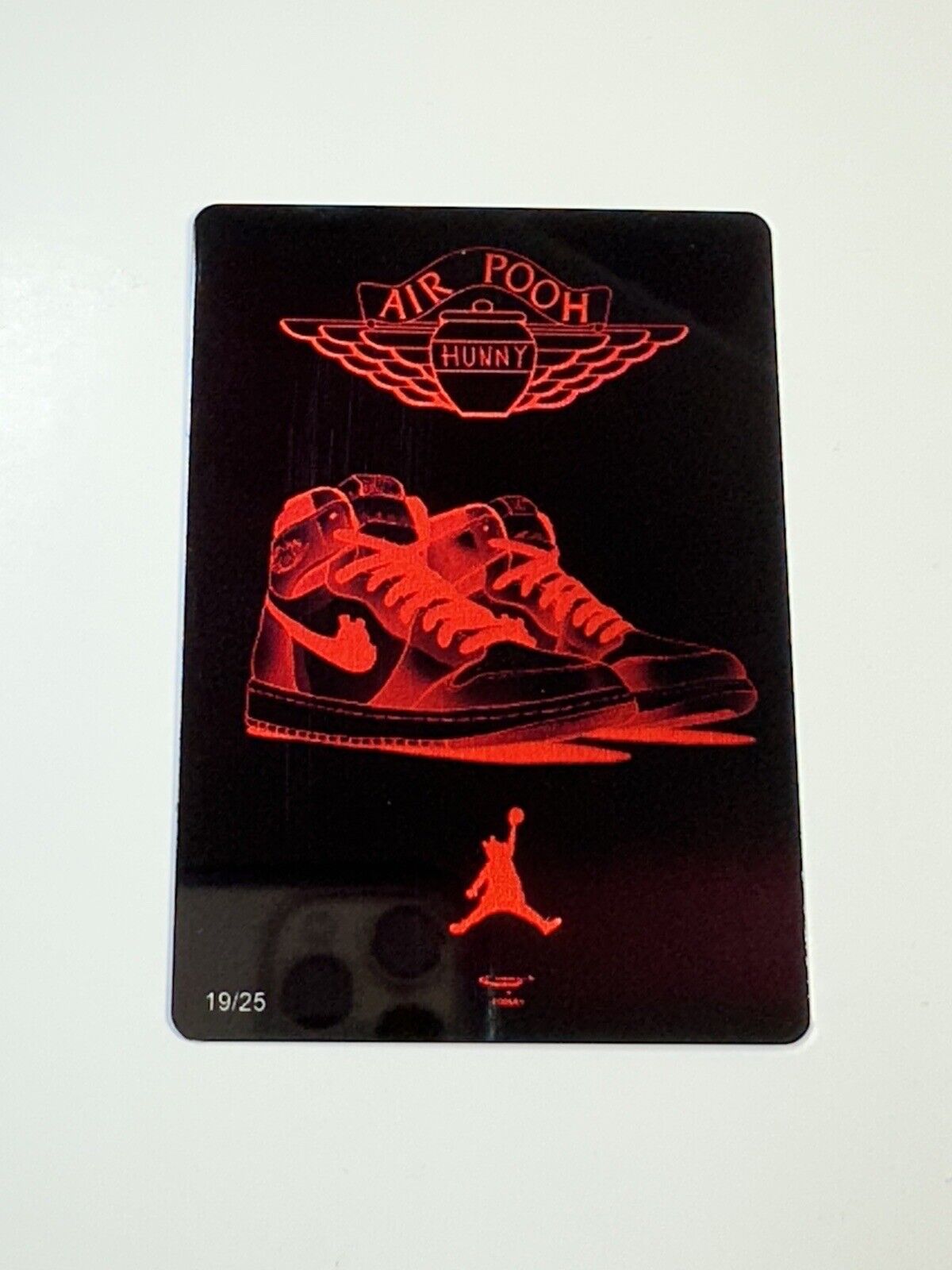 Do You Pooh Metal Card Jordan Infrared 19/25 Rare 2023