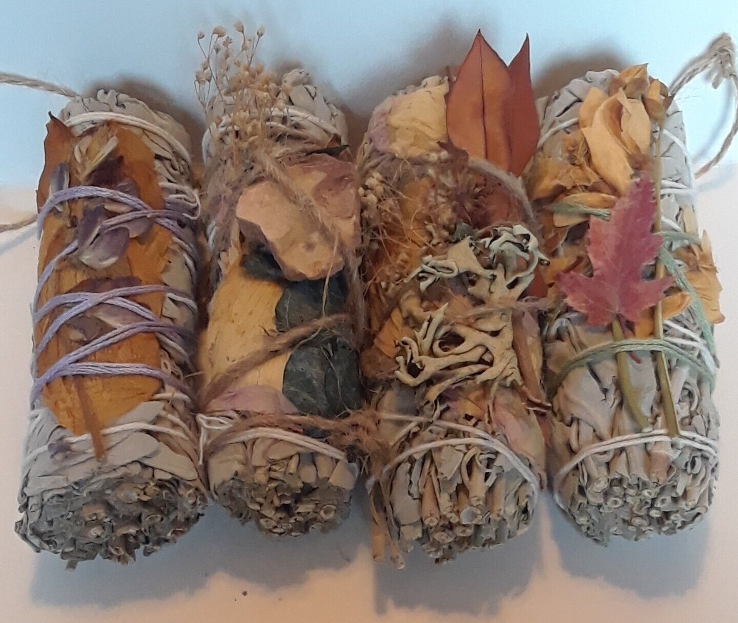  White Sage Smudge Sticks hand decorated from nature and the Grand Canyon