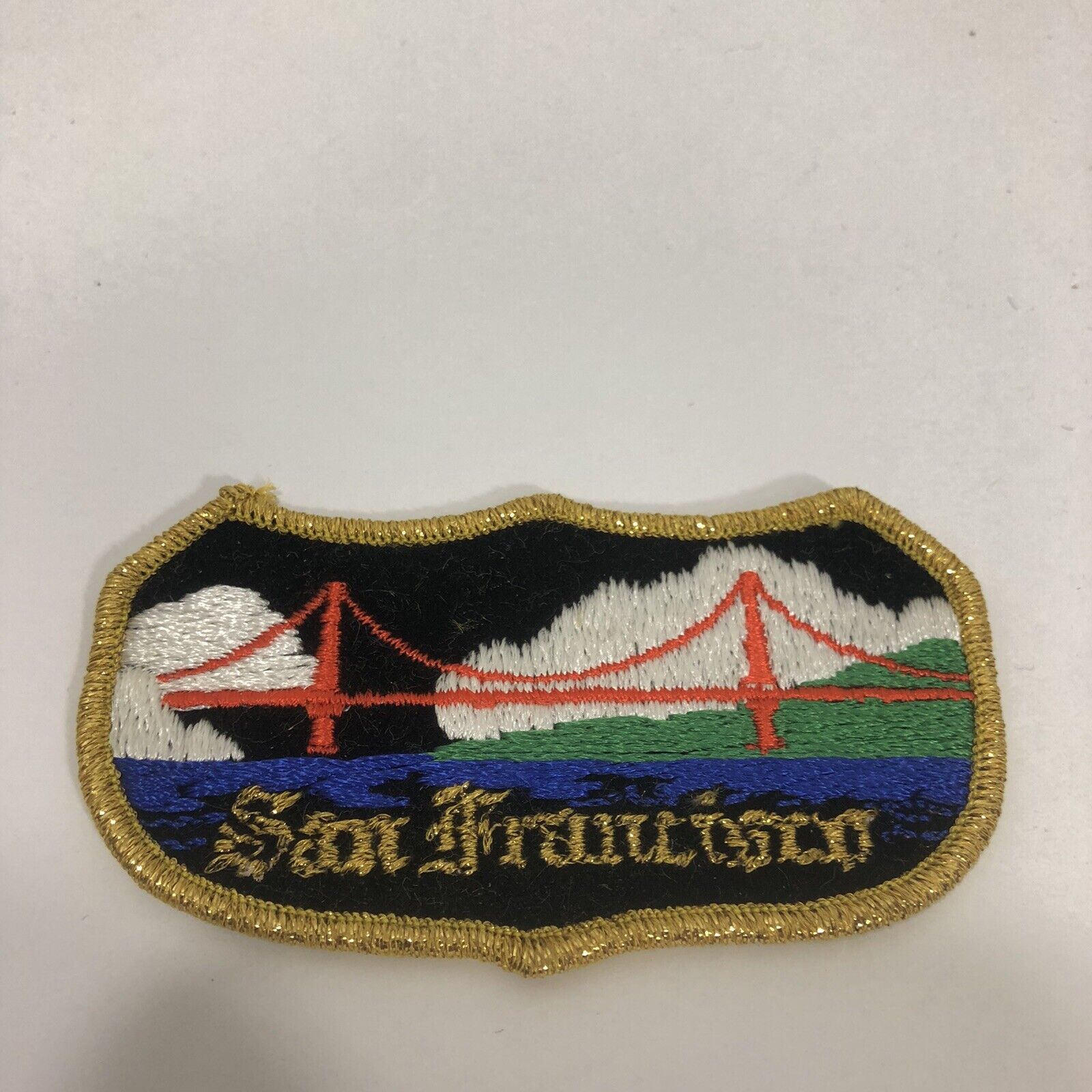 Vintage San Francisco Golden Gate Bridge Embroidered  Patch
