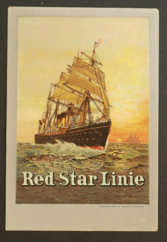 Red Star Line Trade Card 5\
