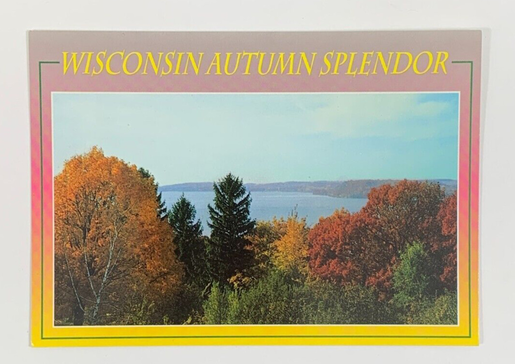 Wisconsin Autumn Splendor Postcard Unposted