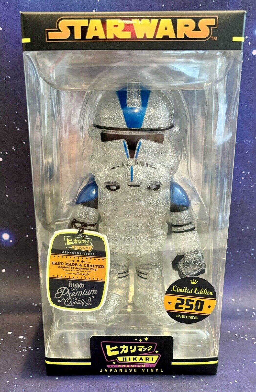 Funko Hikari Star Wars Clone Trooper 501st Clear 250 pcs Vinyl Japanese Figure