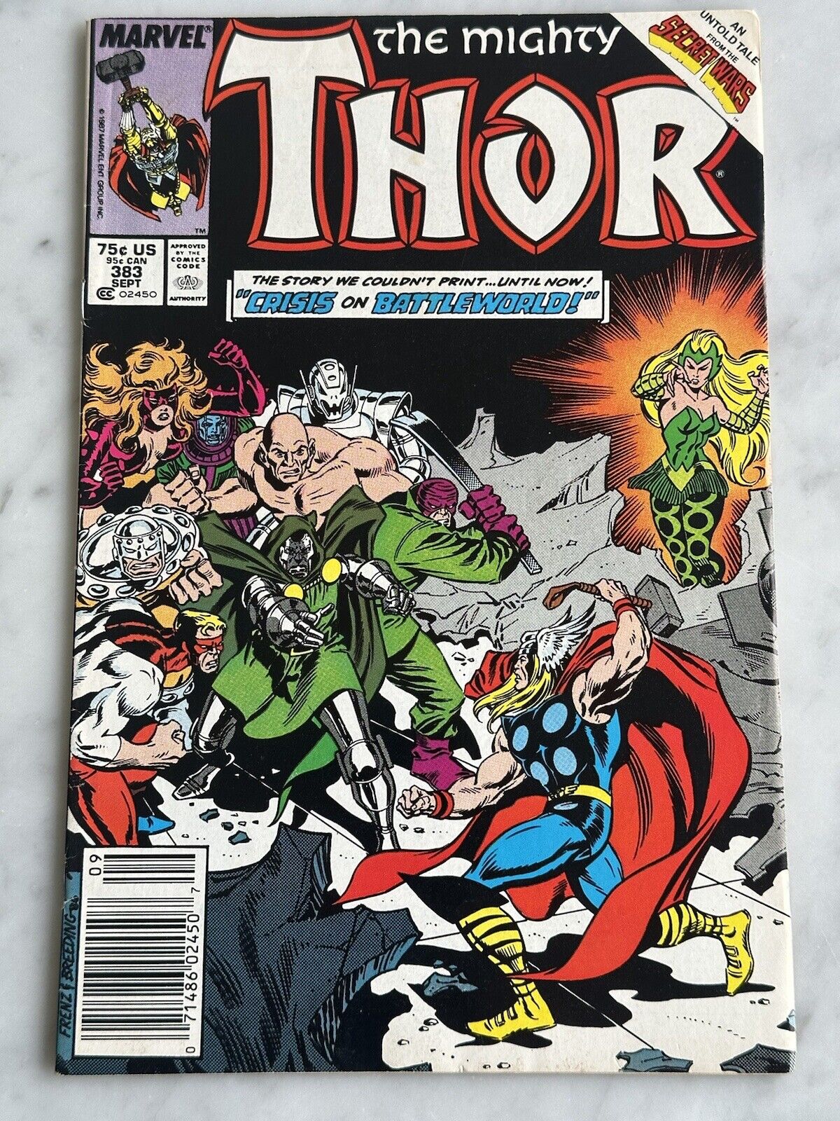 Thor #383 VF/NM 9.0 - Buy 3 for  (Marvel, 1987)