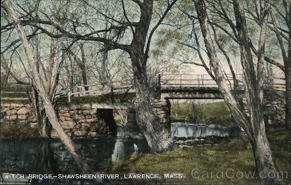 Lawrence,MA Witch Bridge-Shawsheen River Leighton Essex County Massachusetts