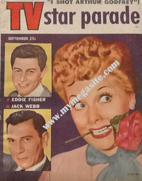 LUCILLE BALL - TV STAR PARADE MAGAZINE SEP 1954