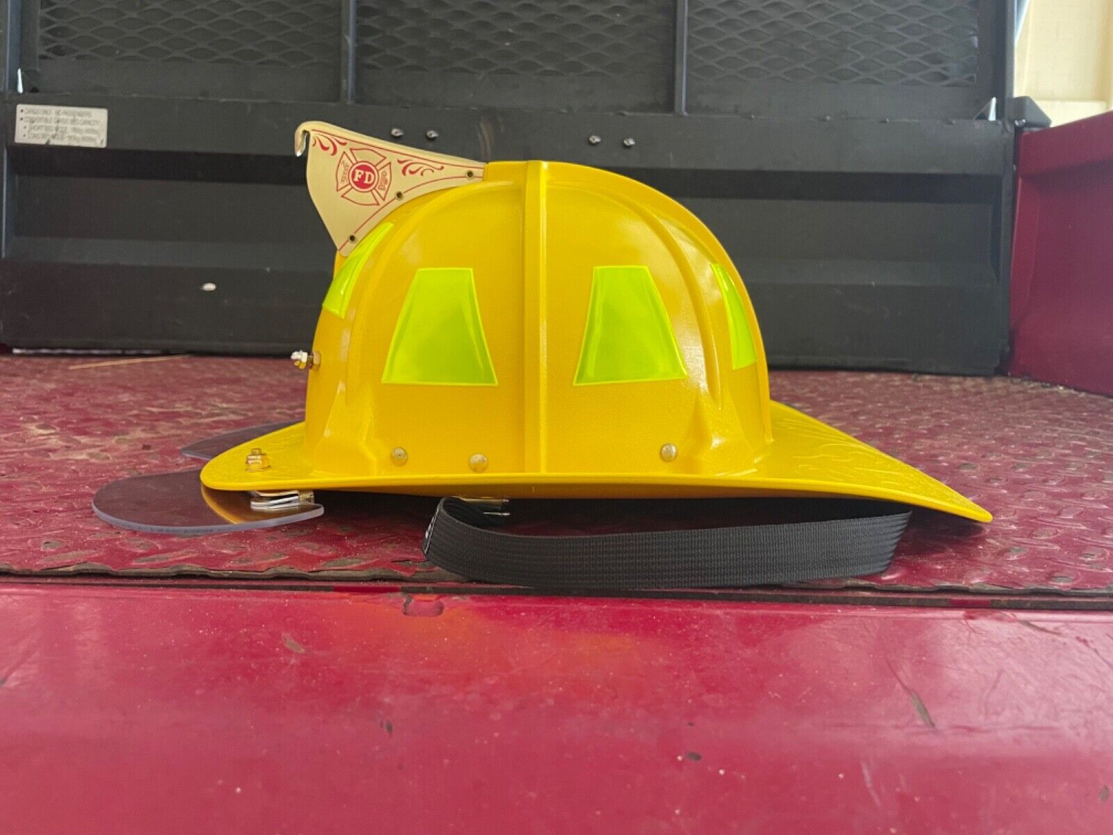 Cairns 880 Fire Helmet with retro conversion by Capital City Industries