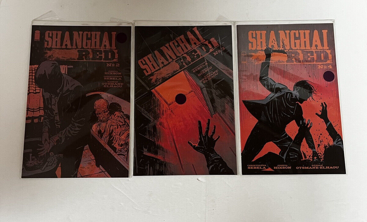 Shanghai Red Comic Book Bundle Lot 3 (2,3,4 ) Run Good Plastic Cover