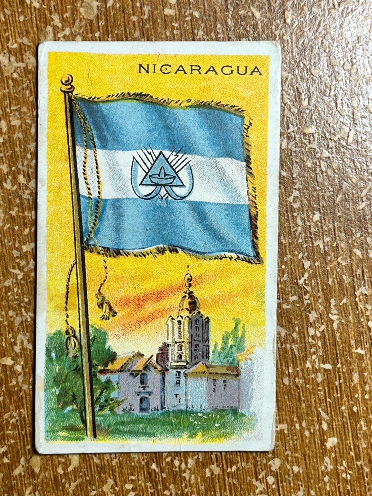 1910-11 Flags of Nations Tobacco T59 Nicaragua Jack Rose