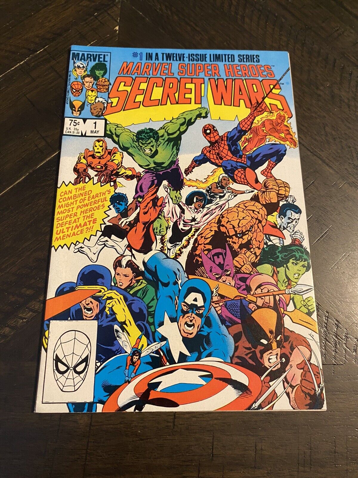 Marvel Super Heroes Secret Wars 1 Zeck 1984 Beyonder Galactus 1st Print Gemini