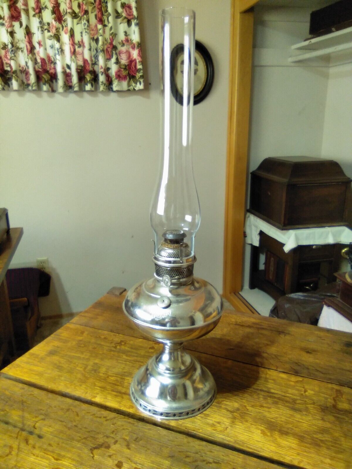 Antique Magnet Oil Lamp