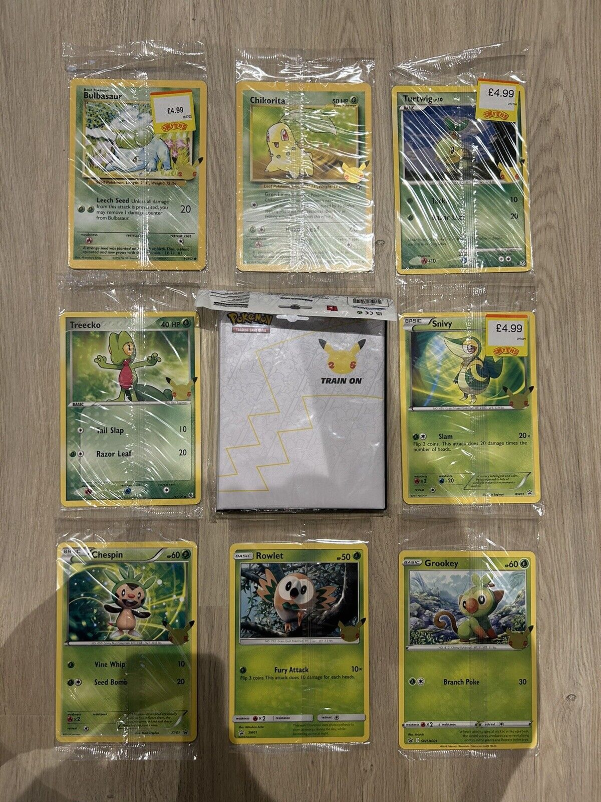 Pokemon TCG Celebrations 25th Complete JUMBO Card First Partner + Binder Sealed