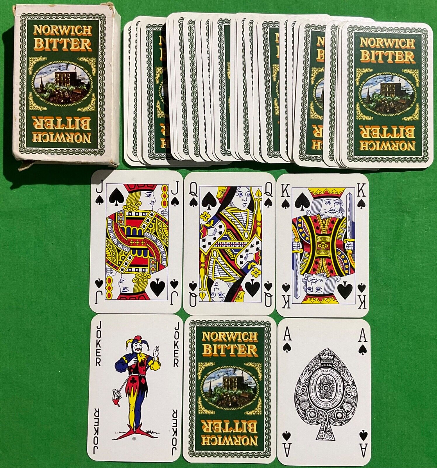 Old Vintage * NORWICH BITTER BEER * Advertising Art Pack Playing Cards BREWERY