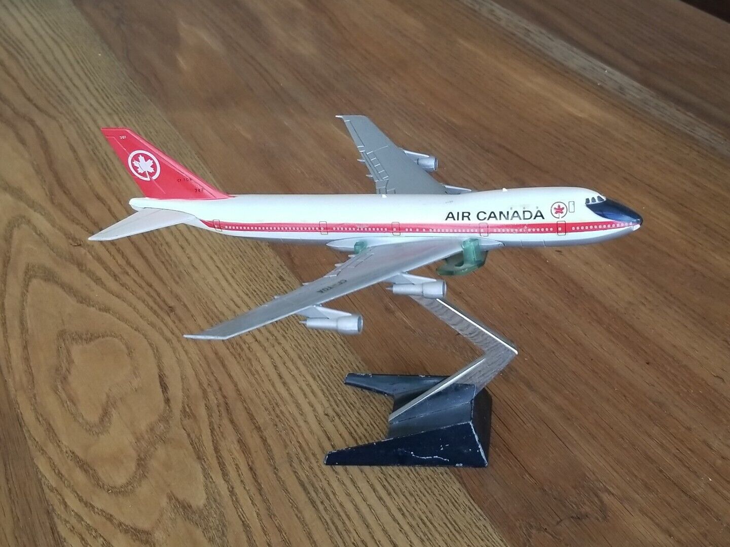 Vintage Aero Mini AIR CANADA 747 Diecast Model Plane CF-TOA Rare