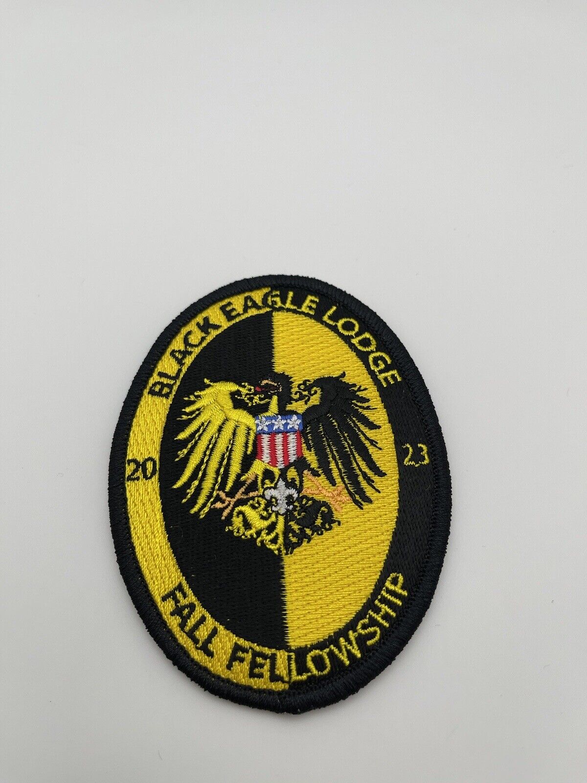 OA Lodge 482 Black Eagle 2023 Fall Fellowship Patch Transatlantic Council MINT