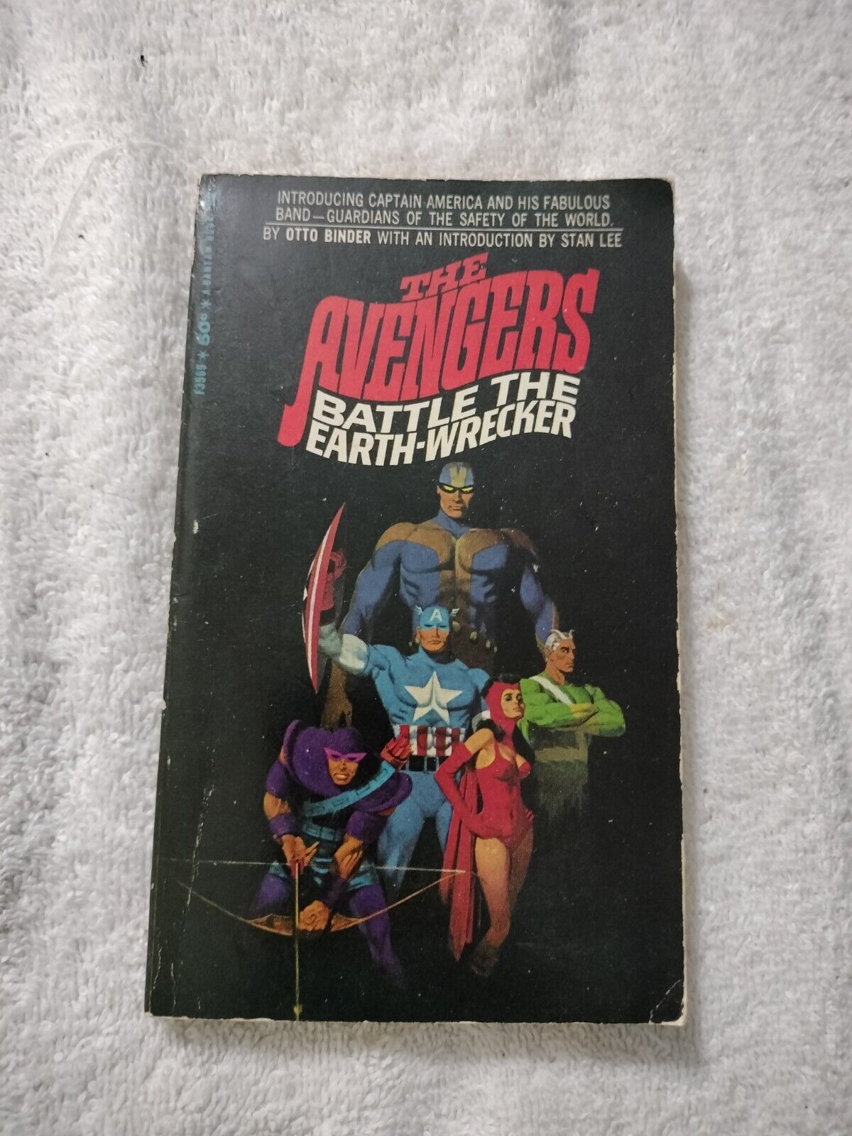 1967 The Avengers Battle The Earth-Wrecker Otto Binder Softcover Book Marvel 