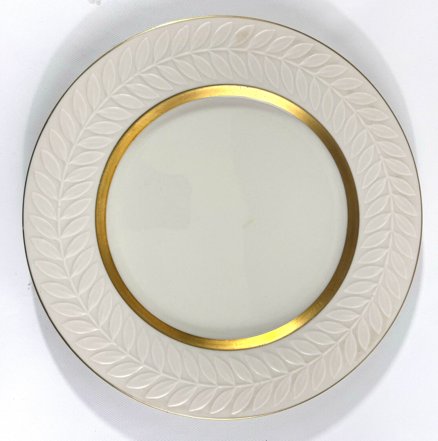 40\'s Theodore Haviland NY Fine China Embassy Replacement Dinner Plate Gold Band