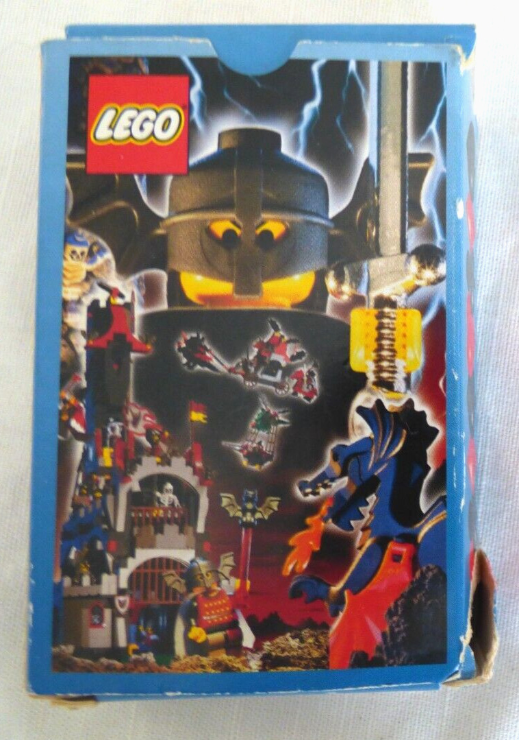 RARE Lego Knights Playing Cards 1997 Complete Pack of 54, good used condition