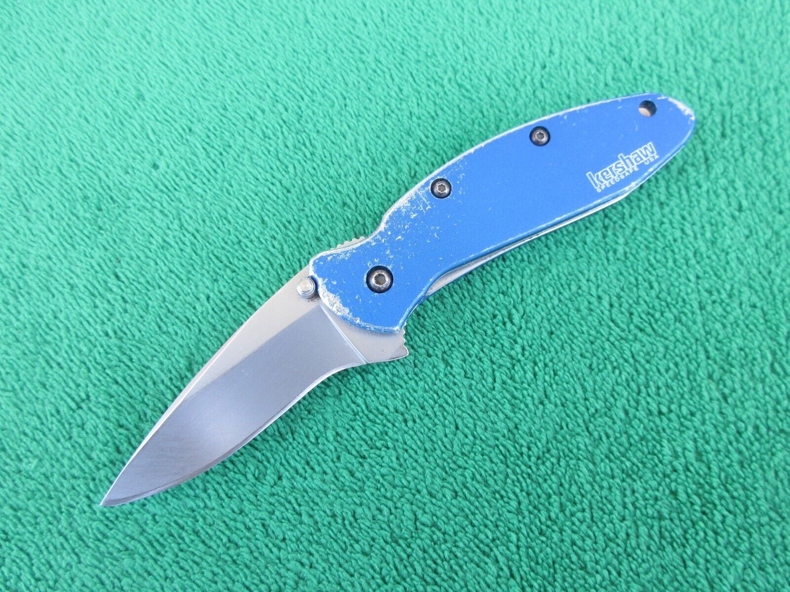 Kershaw 1620NB Blue Ken Onion Design Scallion Folding Pocket Knife USA Liner Loc