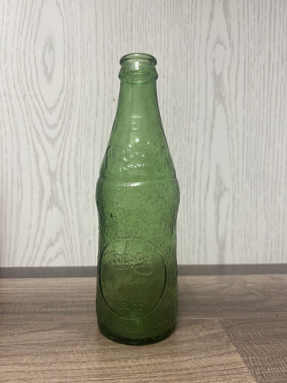 Vintage Embossed Glass Fresca 10 oz. Bottle