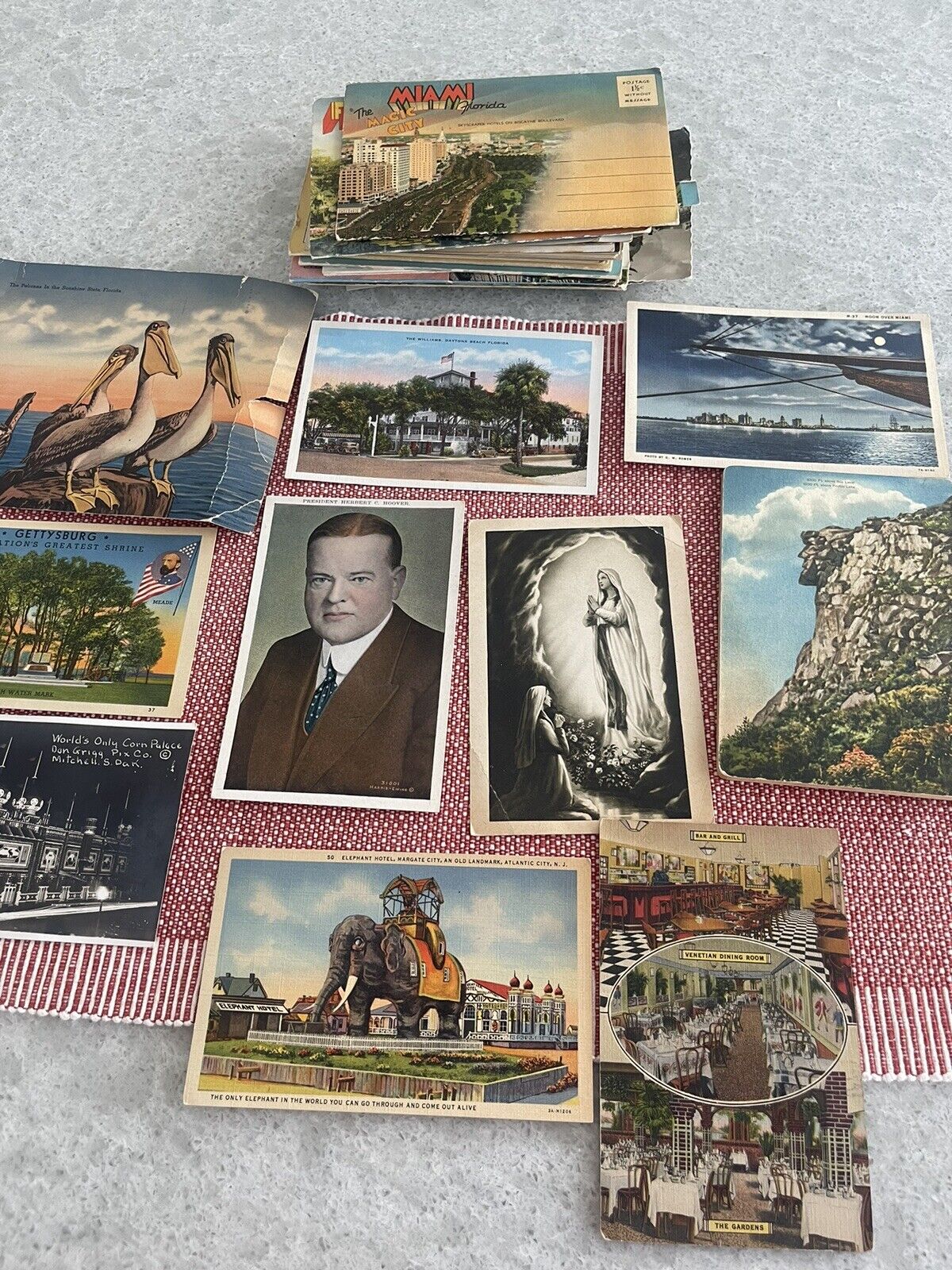 Postcards, Random Vintage, About 100, 1950-1970\'s, Mostly USA Travel